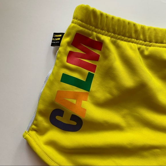 ADIDAS × Pharrell Williams Human Race Yellow Shorts - Size Medium FR9074 - Picture 6 of 11